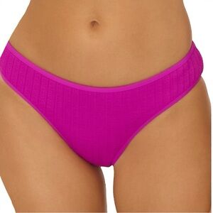 🌻NEW w/tag Becca Hibiscus Textured Adela Hipster Bikini Bottoms Size Medium